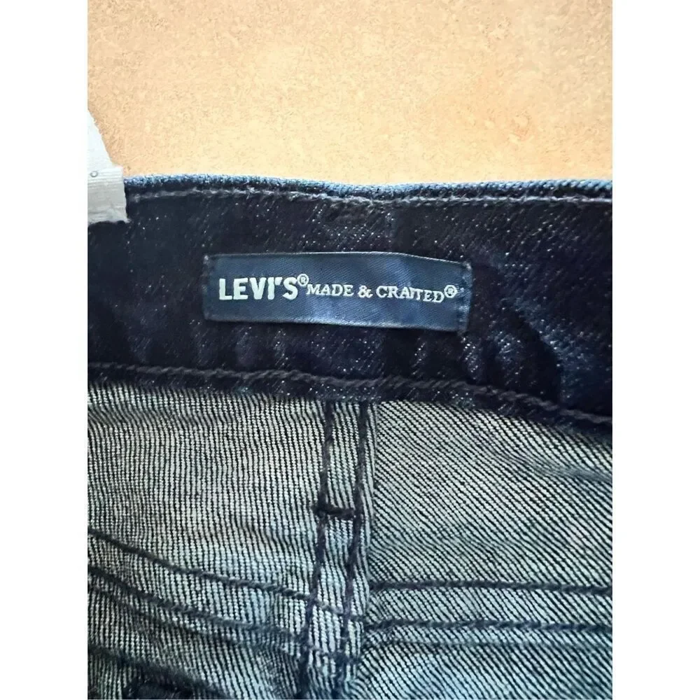 Anthropologie x Levi’s Made & Crafted Stem Flare Blue Jeans Mid-Rise 28 $198
